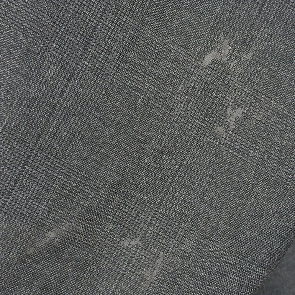 Merona‎ Men's Sport Coat Blazer Two Button Gray Plaid Polyester Blend Size 44L